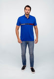 Polo Masculina Tommy Hilfiger Logo Faixa Peito