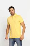 Polo Masculina Regular Fit Tommy Hilfiger Amarelo Claro