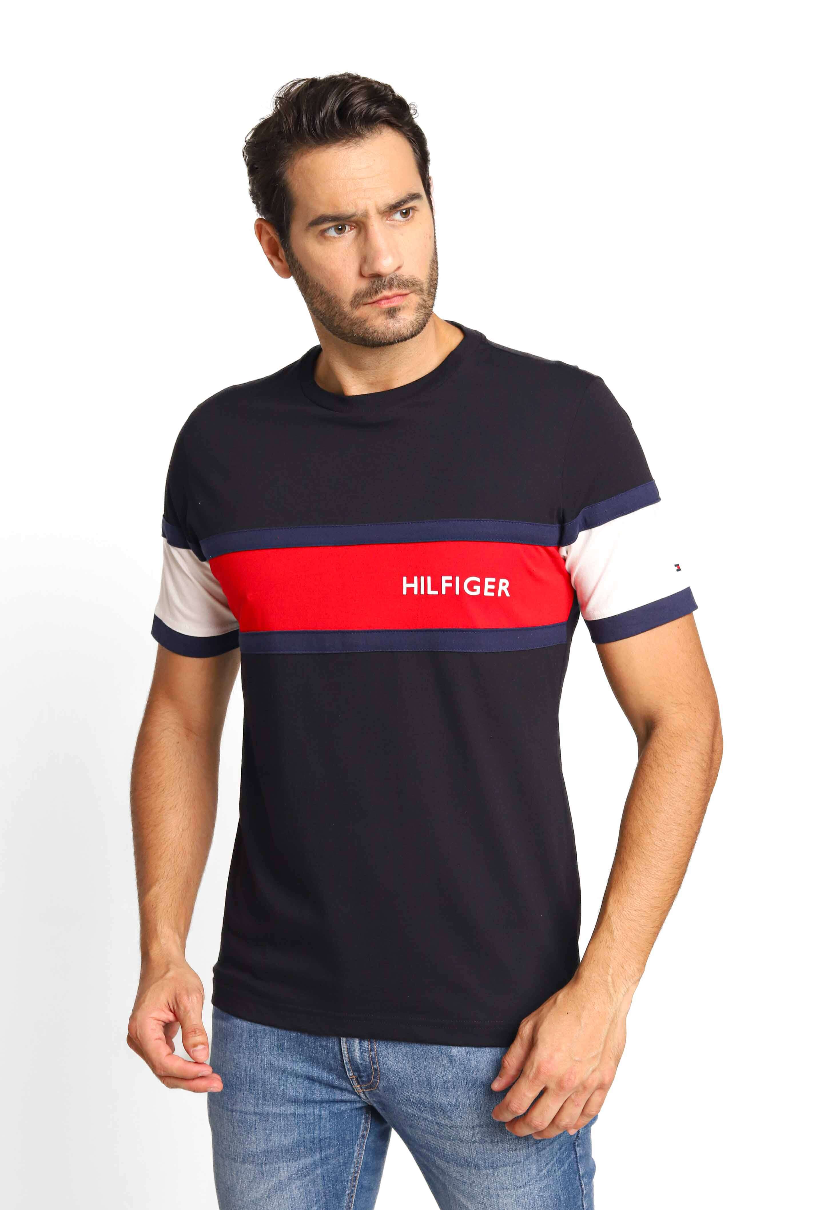 Camiseta Tommy Hilfiger Logo Central