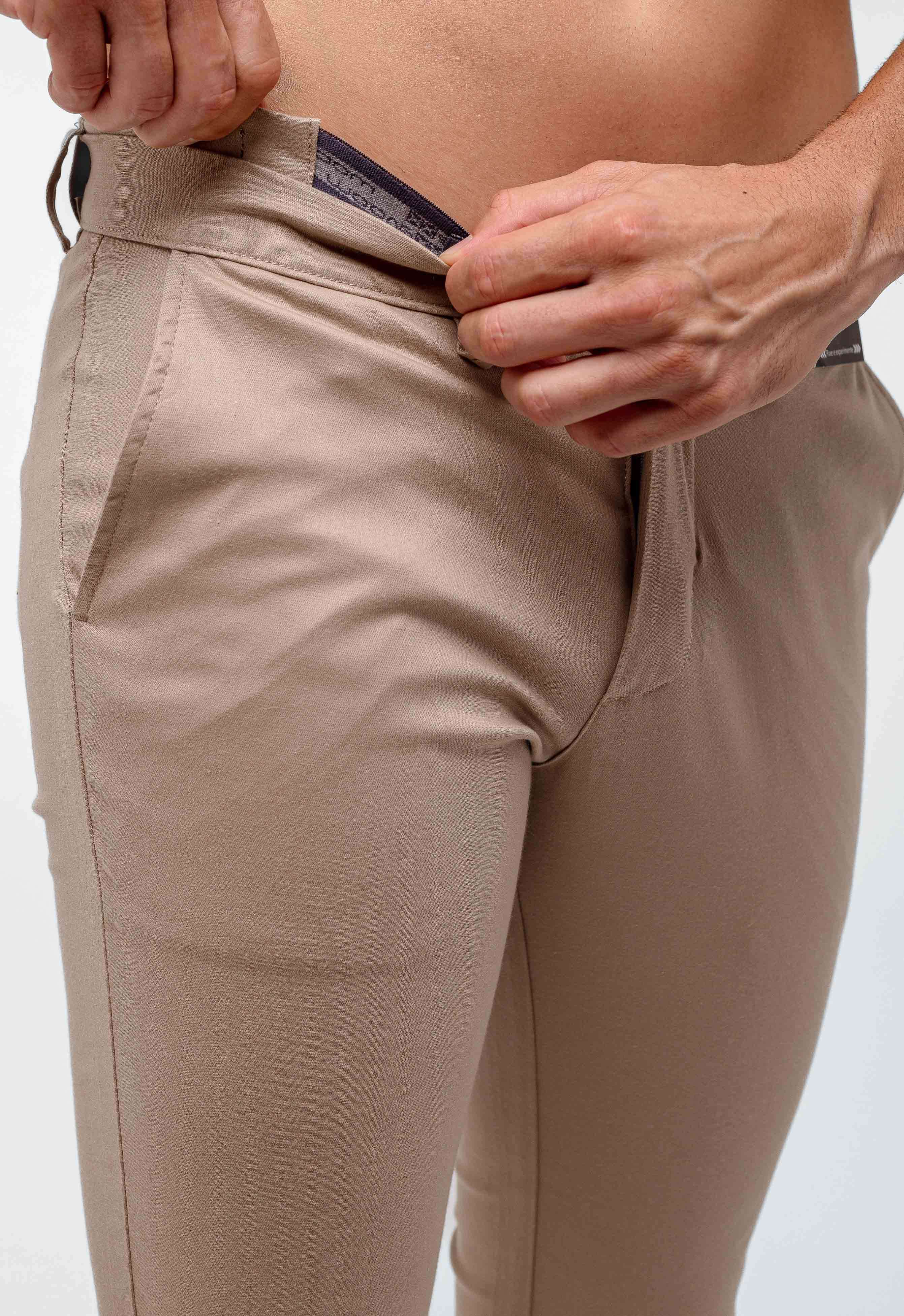 Calça Dom Henrico Skinny Fit Alfaiataria com Moovexx