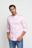 Camisa Zip Off Ml Gola Padre Rosa Claro