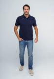 Polo Masculina Tommy Hilfiger Regular Fit Marinho