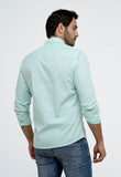 Camisa RL Manga Longa Custom Fit Verde Xadrez Ponei Marinho