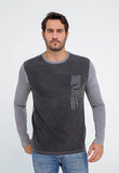 Manga Longa John John Regular Fit Double Mix