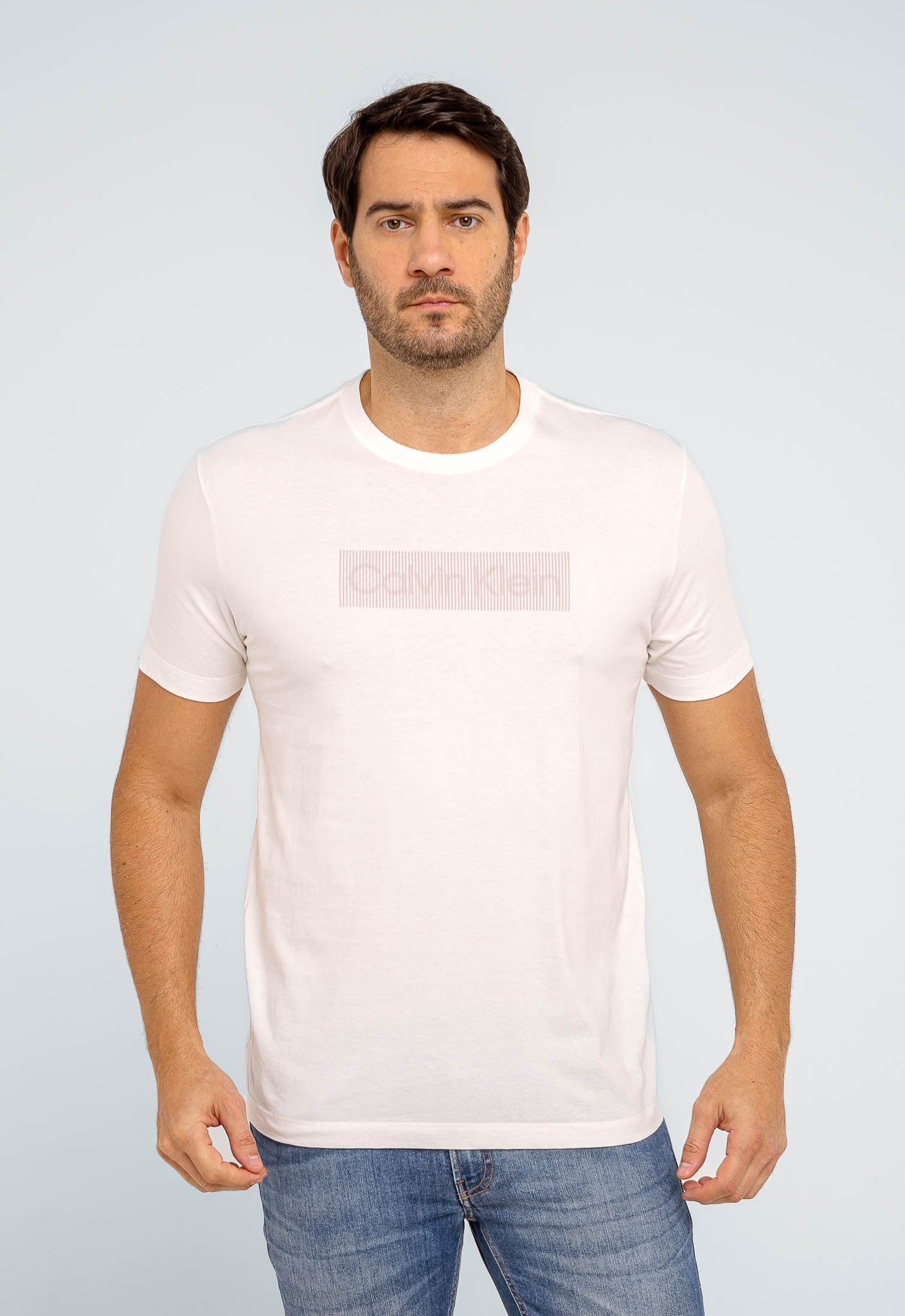 Camiseta Calvin Klein Box Striped