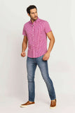 Camisa Tommy Hilfiger Mc Regular Fit Xadrez - Sale