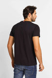 Camiseta Tommy Hilfiger Monotype Chest Stripe Preto