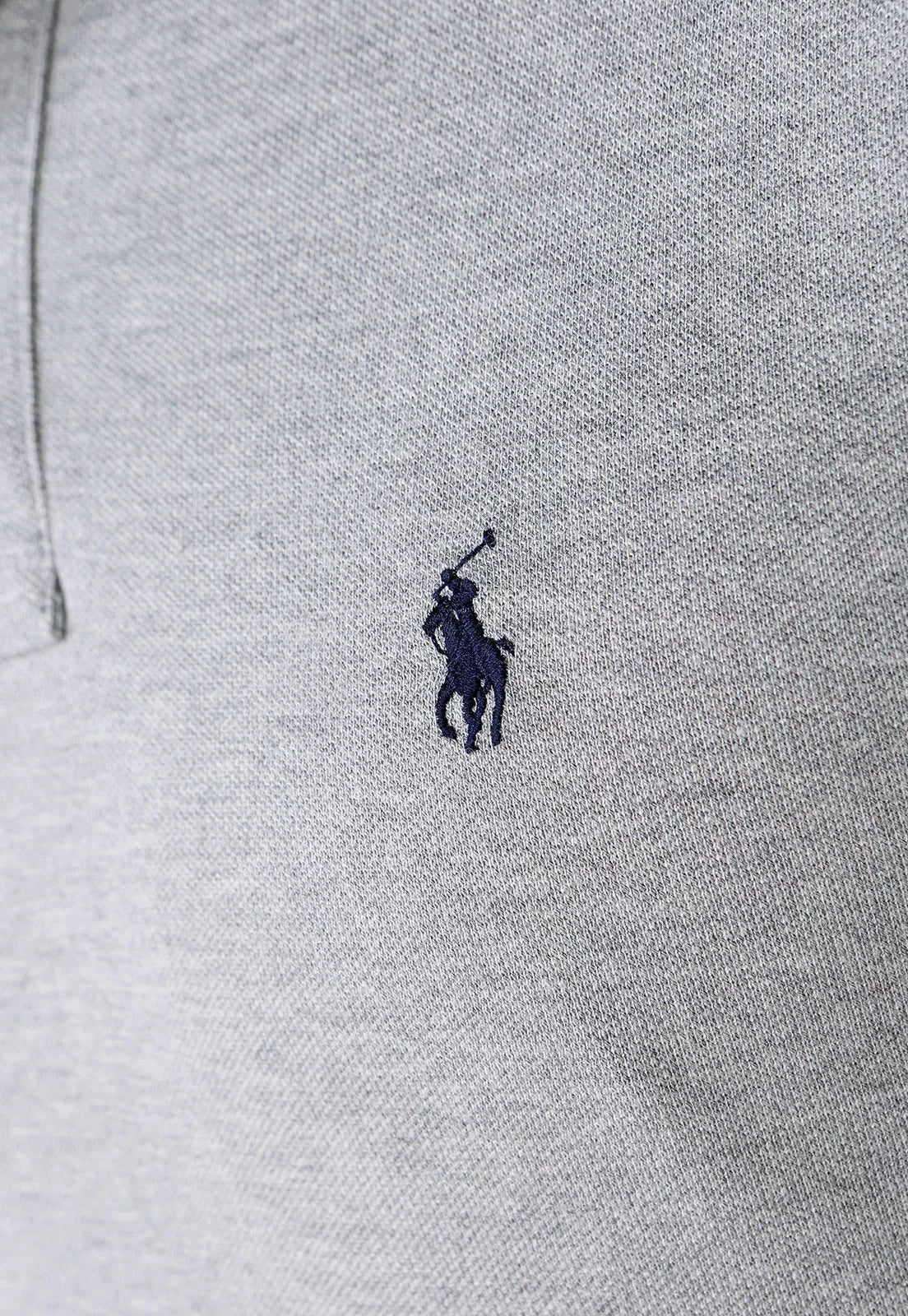 Polo Masculina RL Cinza Small Poney Marinho