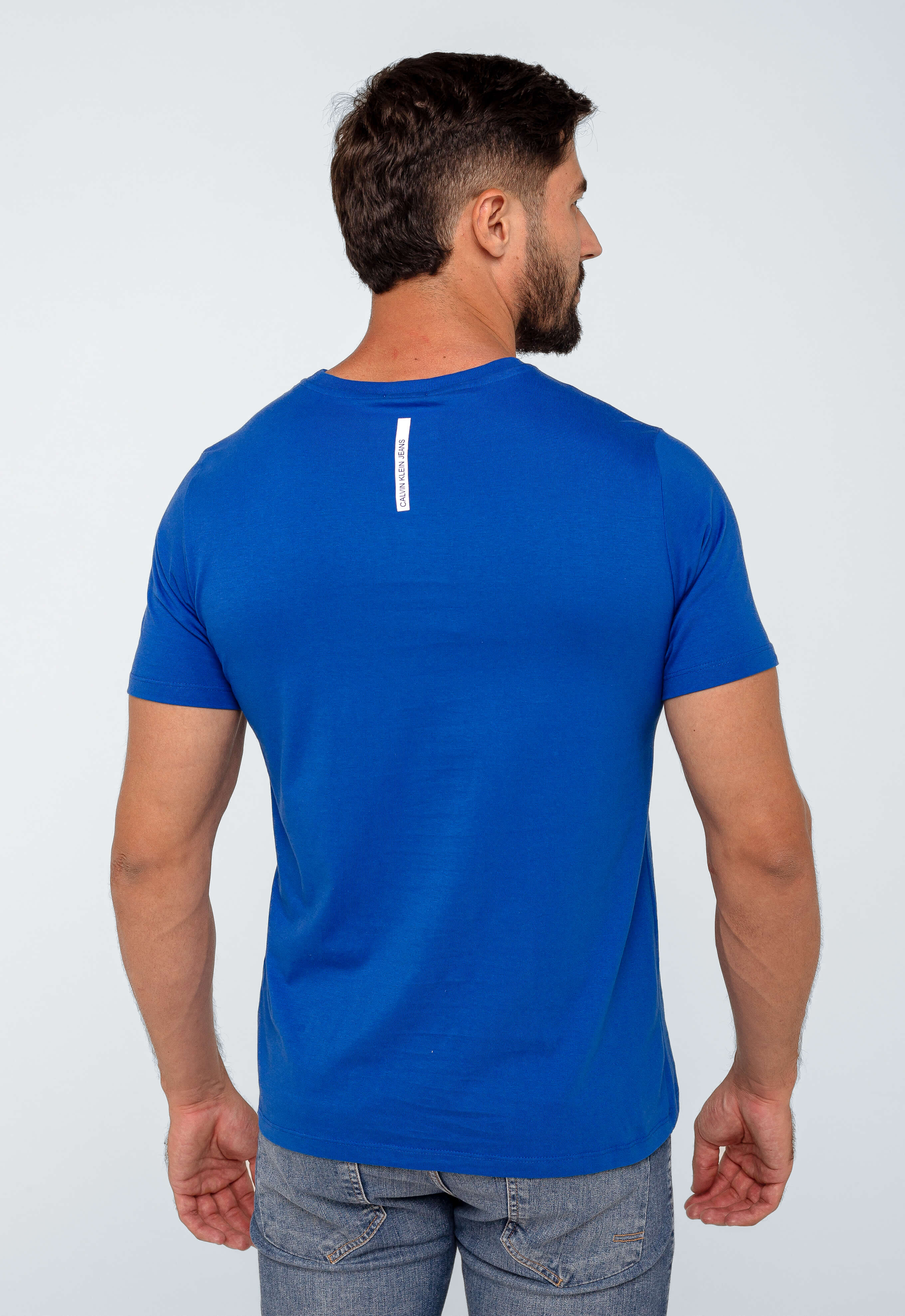 Camiseta Calvin Klein Jeans Logo Central CK