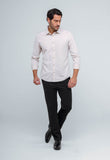 Camisa Dom Henrico Ml Slim Fit Areia