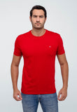 Camiseta Calvin Klein Logo Peito Ck Bordado