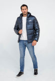 Jaqueta Venum Nylon Puffer Ziper Peito Marinho Vnm228026
