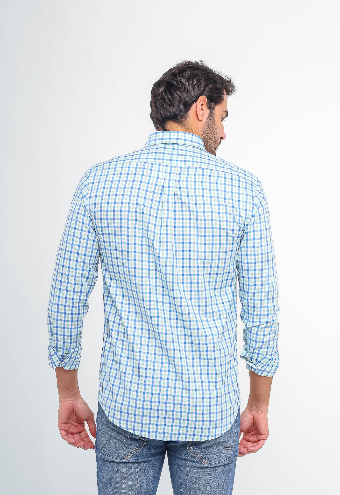 Camisa RL Custom Fit Xadrez ML