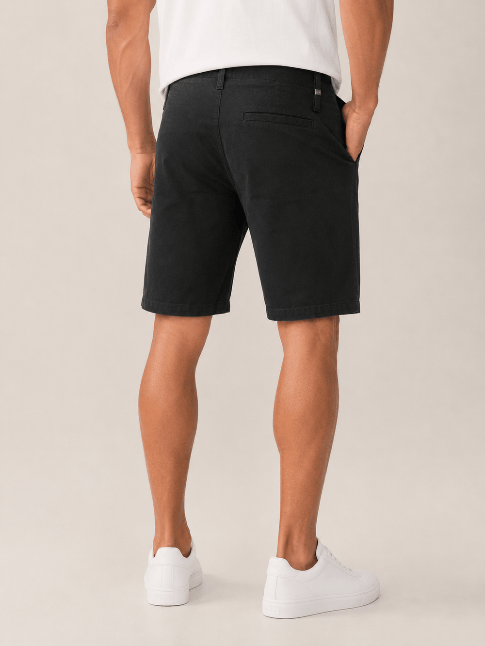 Bermuda Calvin Klein Chino Essentials Preto - Henri Store