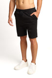 Bermuda Calvin Klein Debossed em Moletom Preta - Henri Store