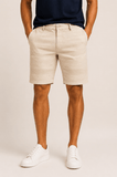 Bermuda Calvin Klein Listrada Bege - Henri Store