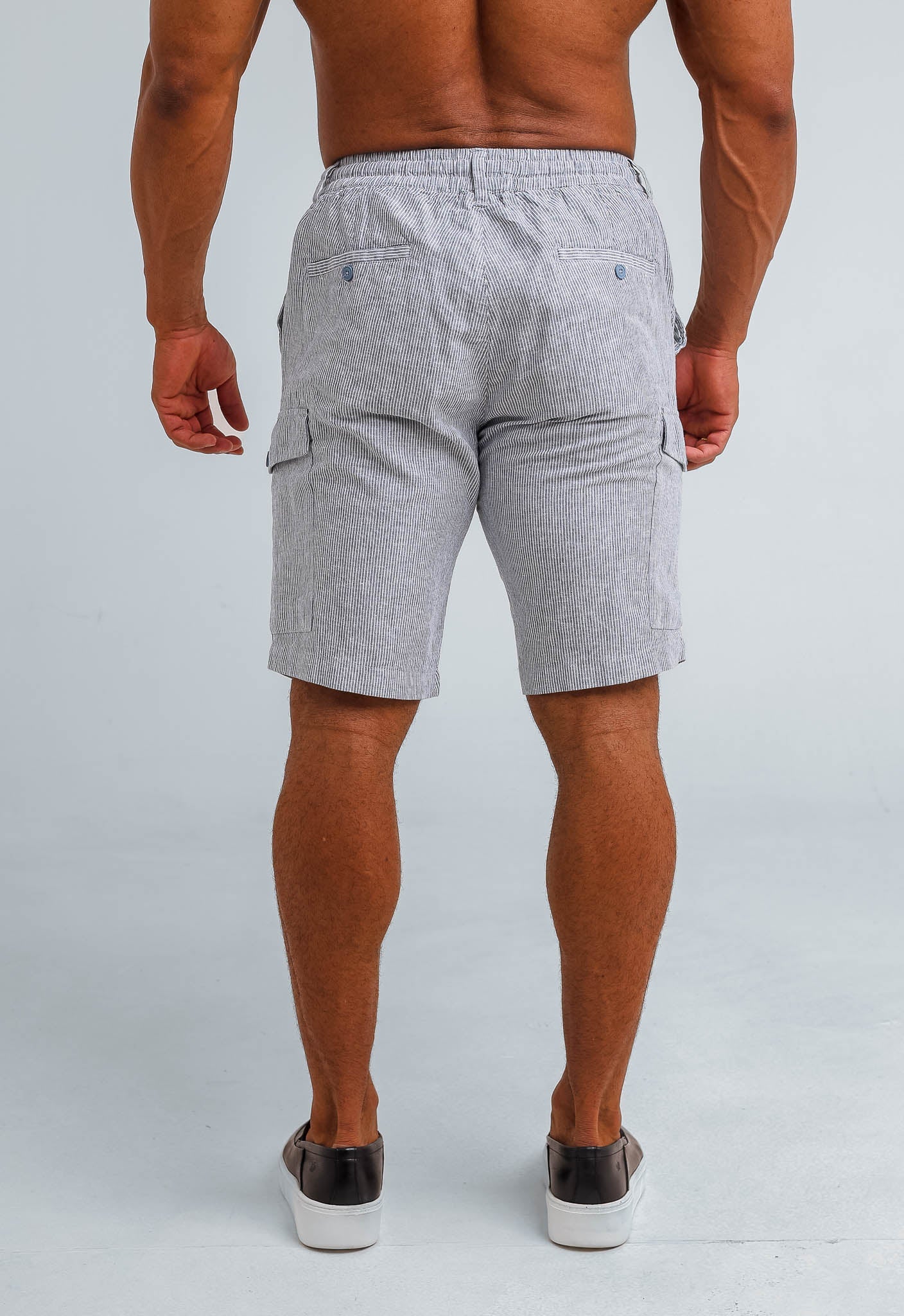 Bermuda Dom Henrico Linho Cargo - Henri Store