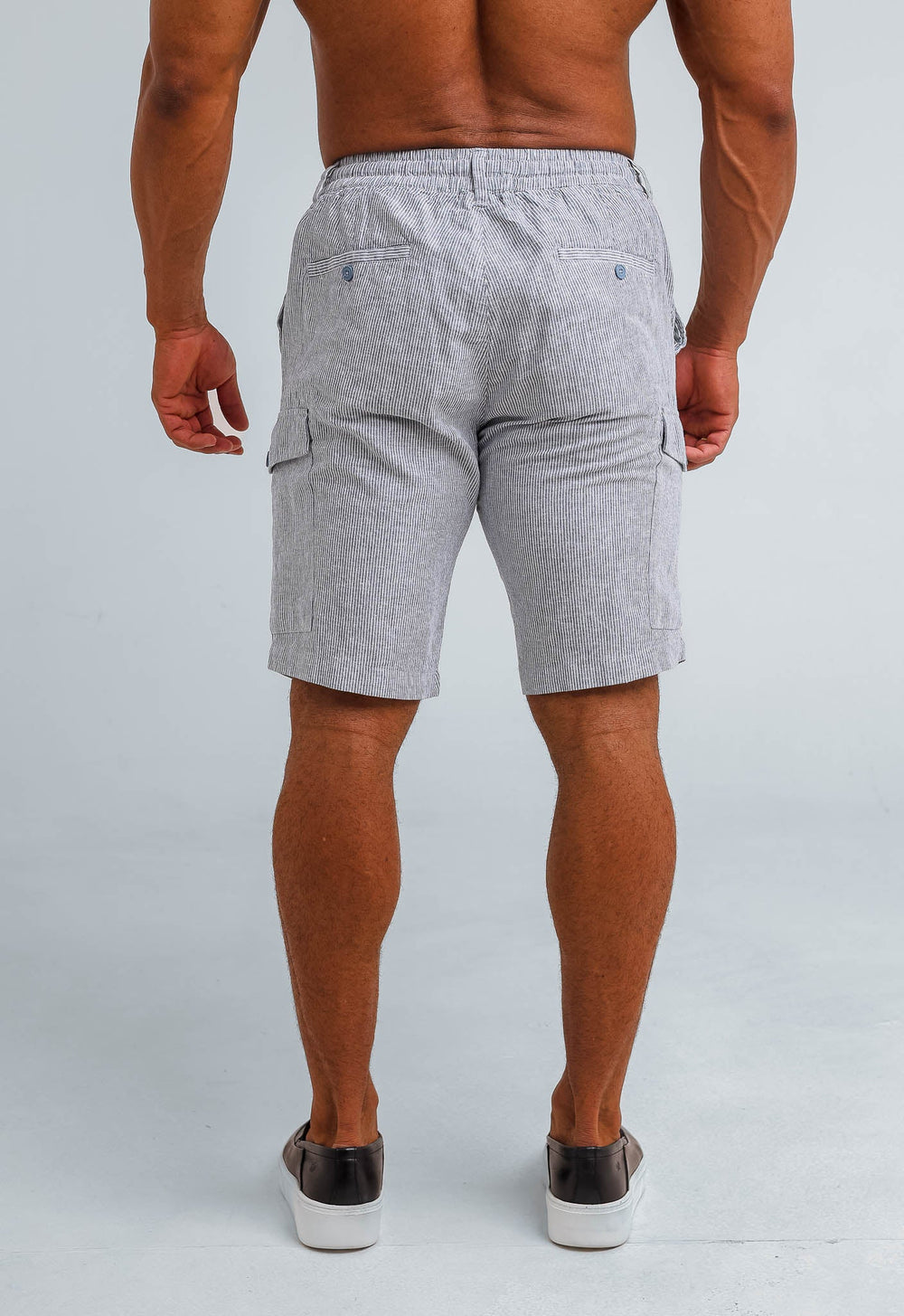 Bermuda Dom Henrico Linho Cargo - Henri Store