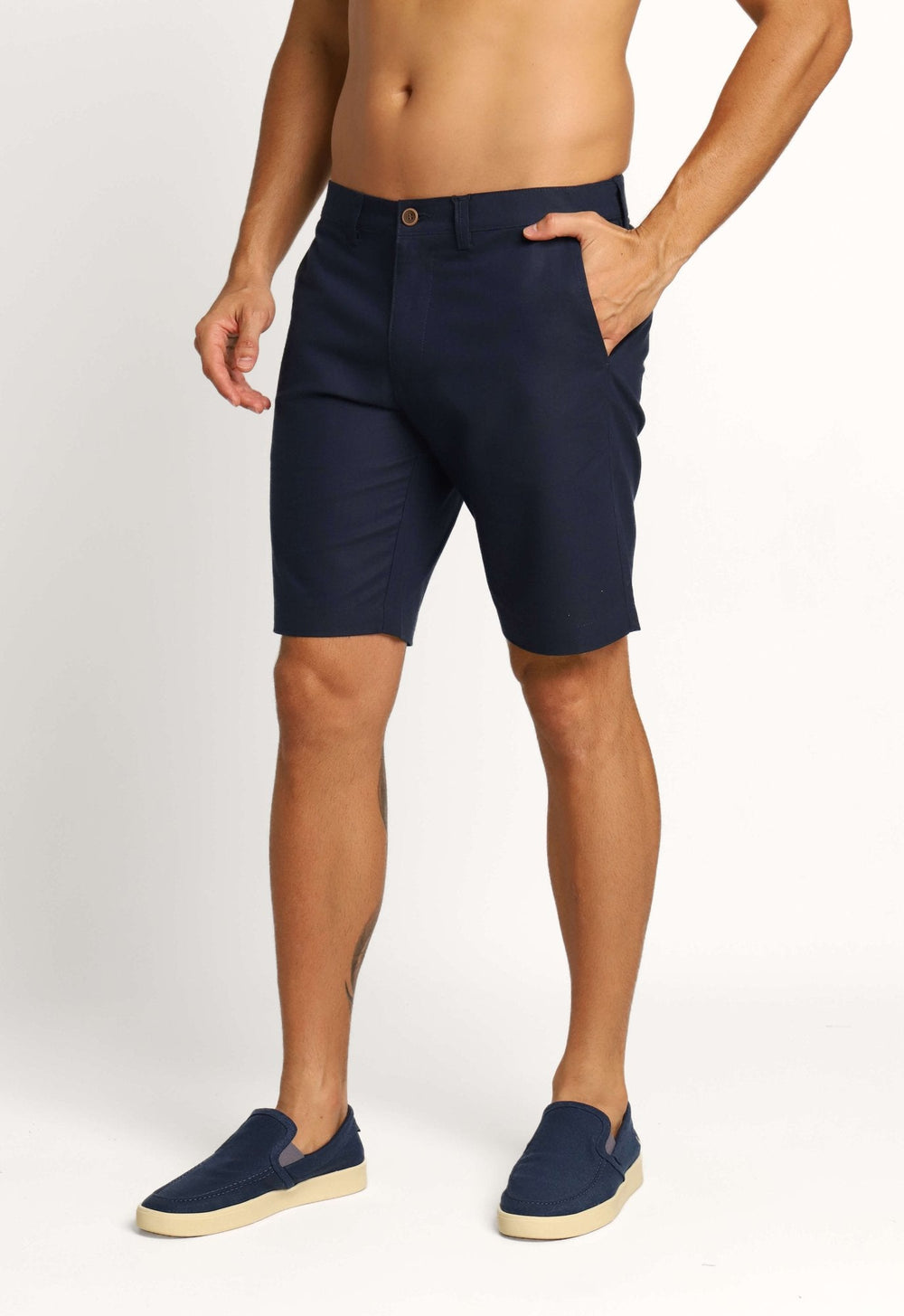 Bermuda Dom Henrico Linho Essential - Henri Store