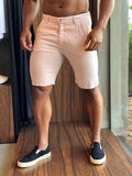 Bermuda Dom Henrico Linho Rosa - Henri Store