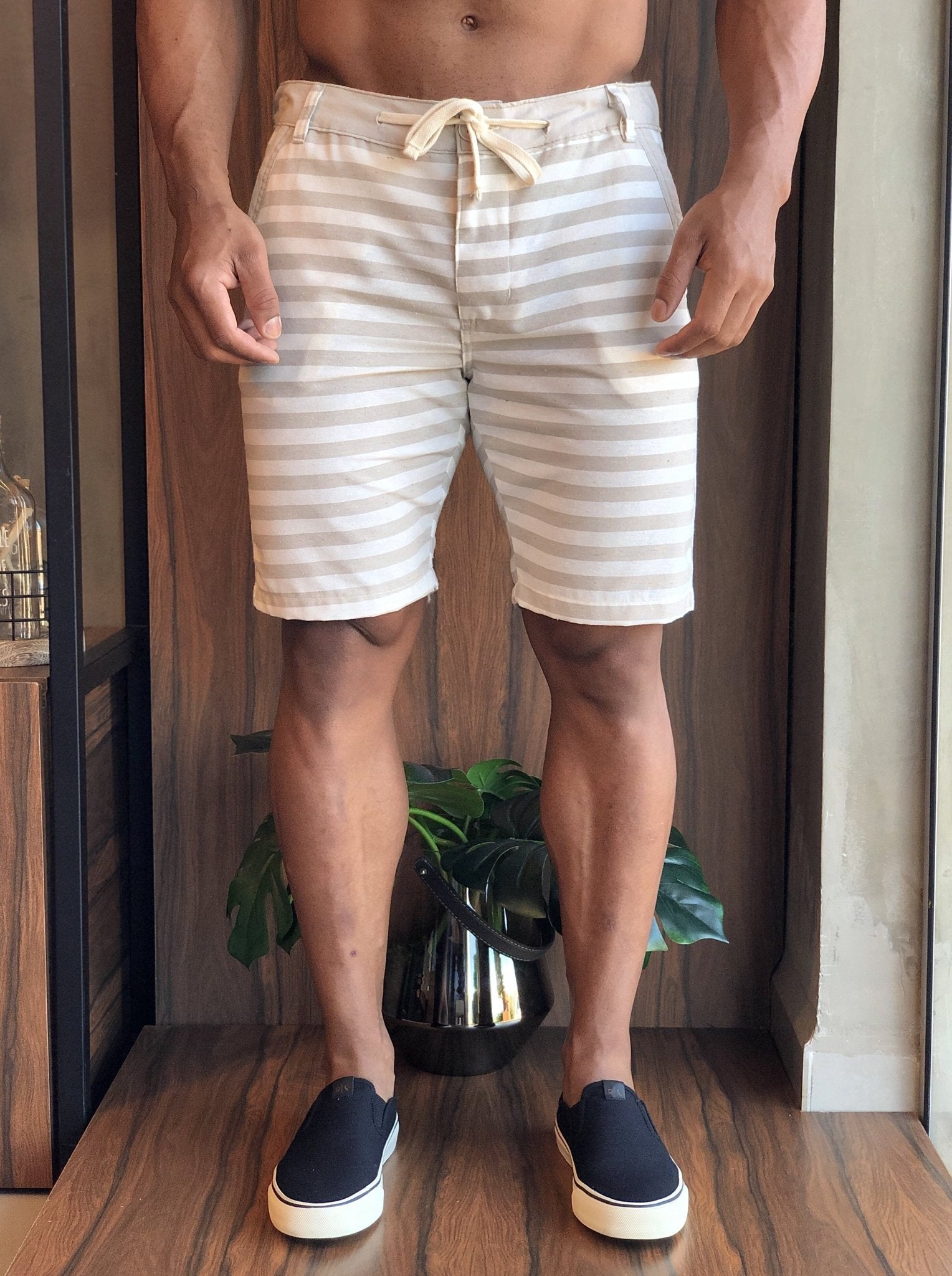 Bermuda Eleven Eco Lotus Listra Caqui - Henri Store