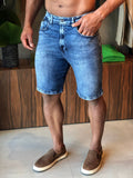 Bermuda Jeans Masculina Ellus Extreme Blue - Henri Store