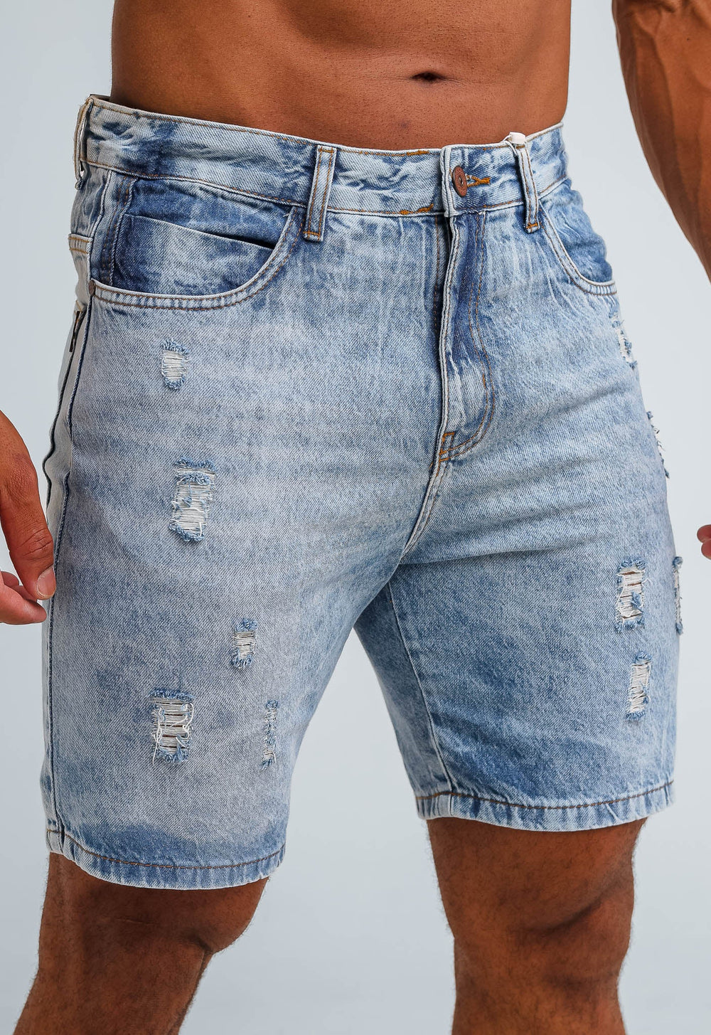 Bermuda Jeans Masculina Rock & Soda - Henri Store
