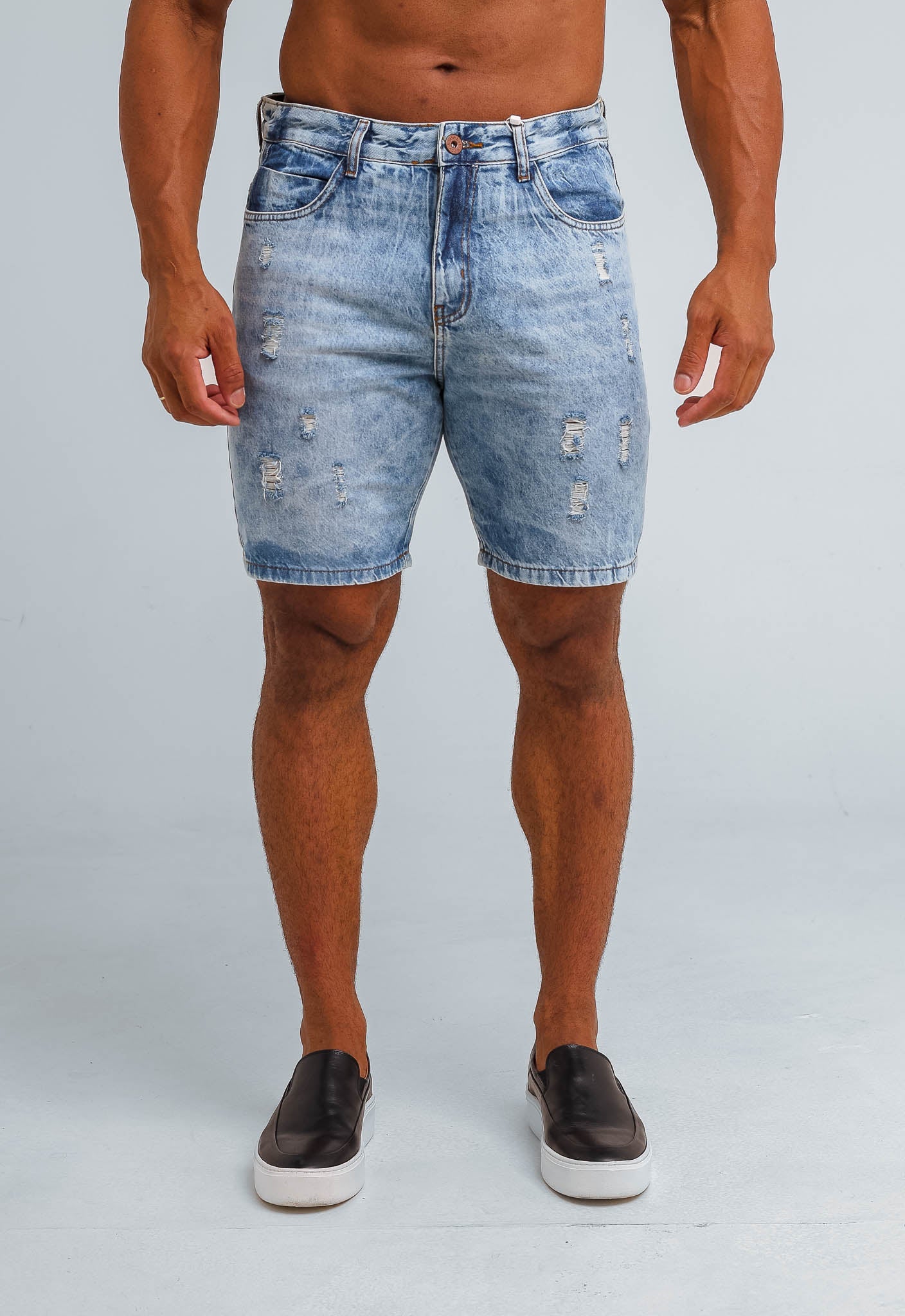Bermuda Jeans Masculina Rock & Soda - Henri Store