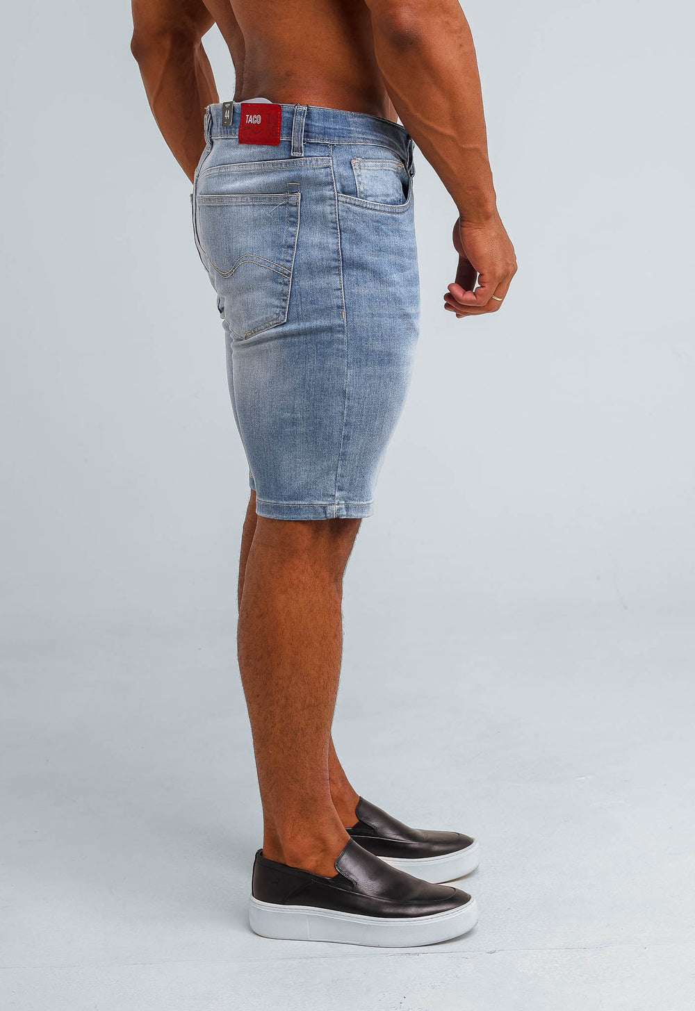 Bermuda Jeans Masculina Taco Denim Claro - Henri Store