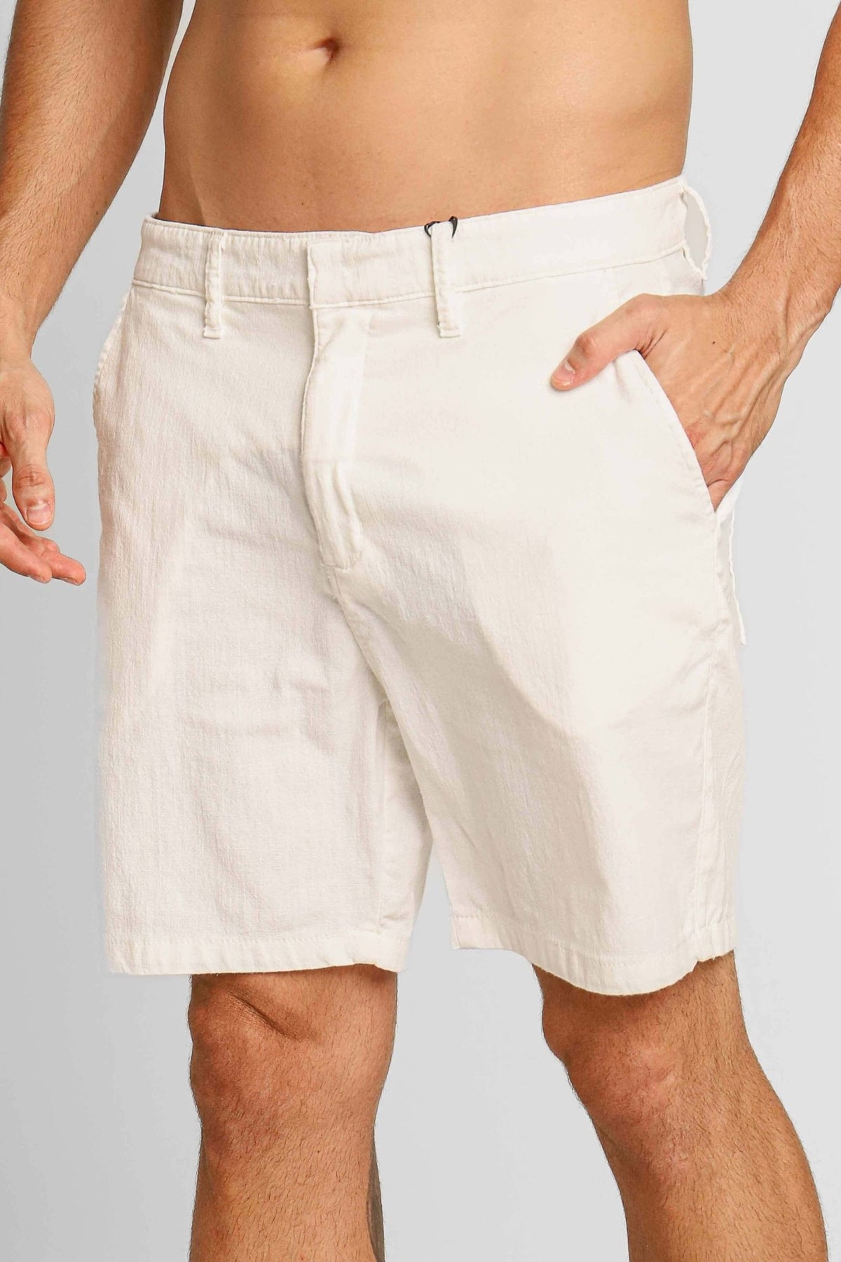 Bermuda John John Linho Henry Branco - Henri Store