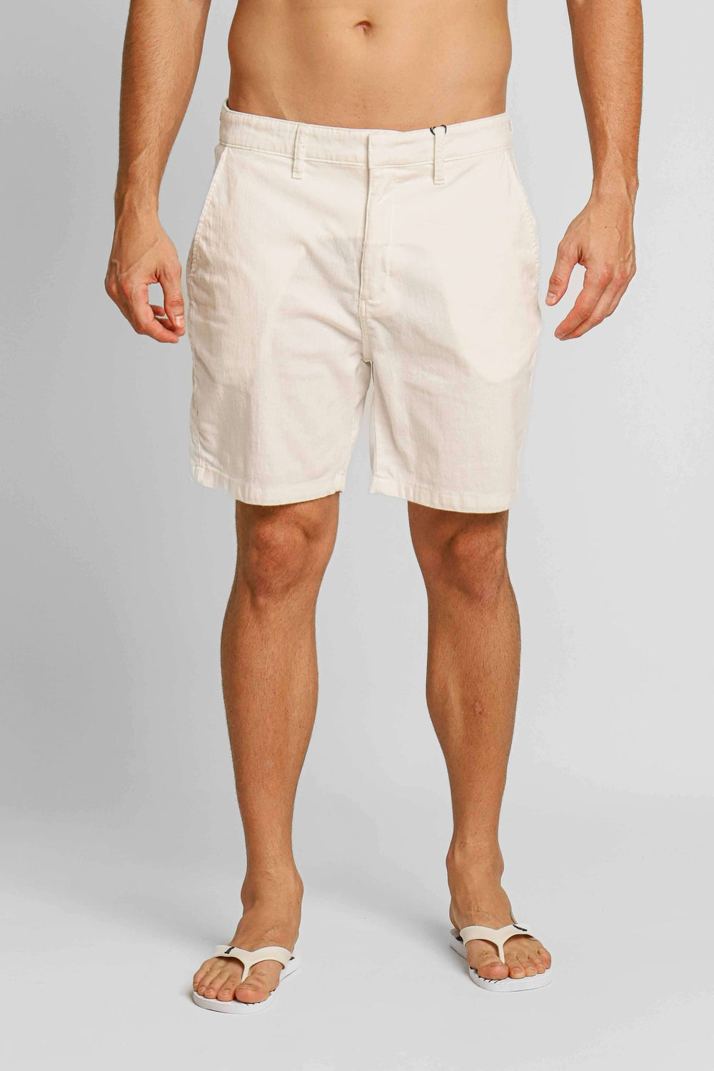Bermuda John John Linho Henry Branco - Henri Store
