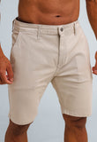 Bermuda John John London Sand em Sarja Bege - Henri Store