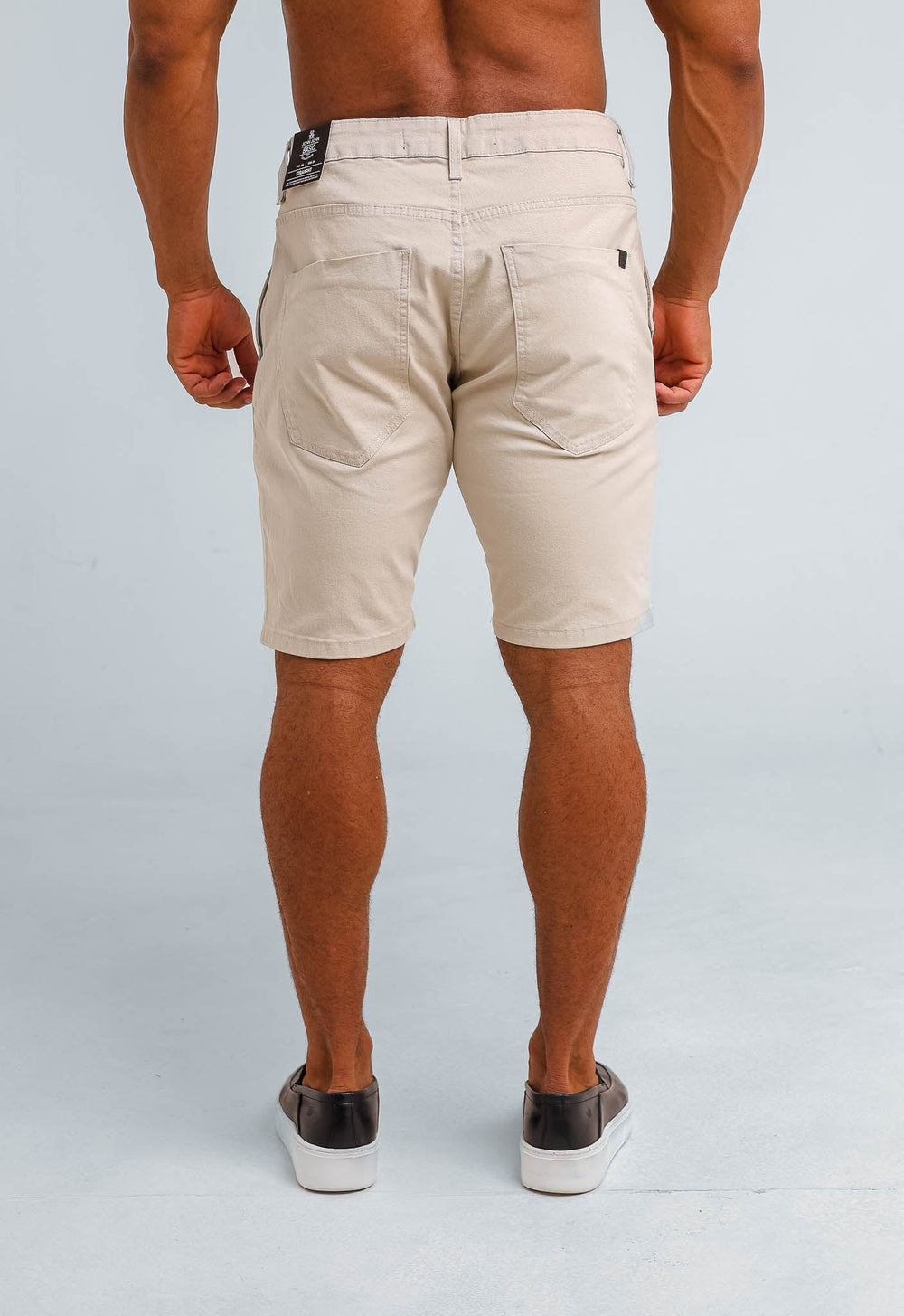 Bermuda John John London Sand em Sarja Bege - Henri Store