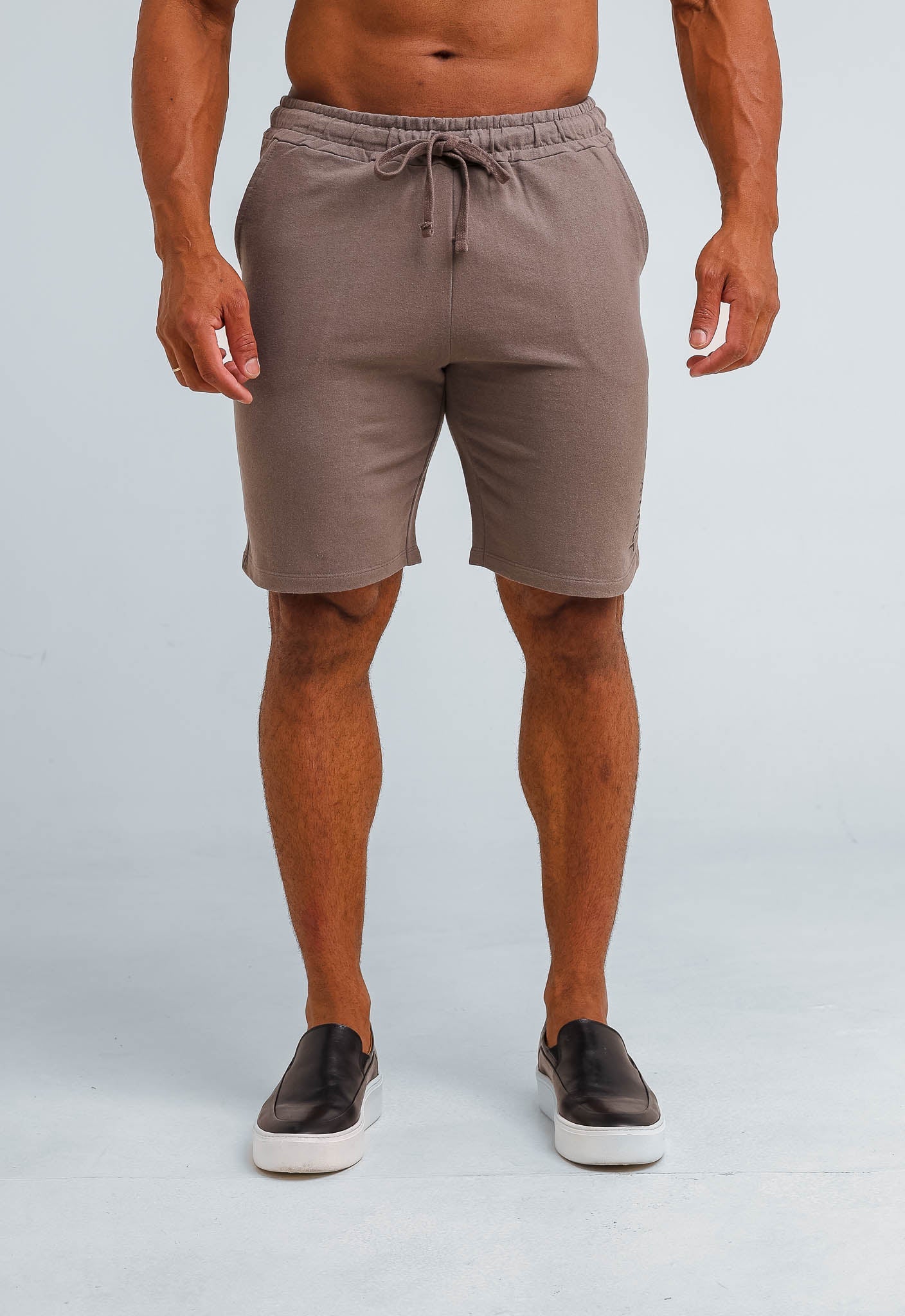 Bermuda John John Moletom Cinza Escuro - Henri Store