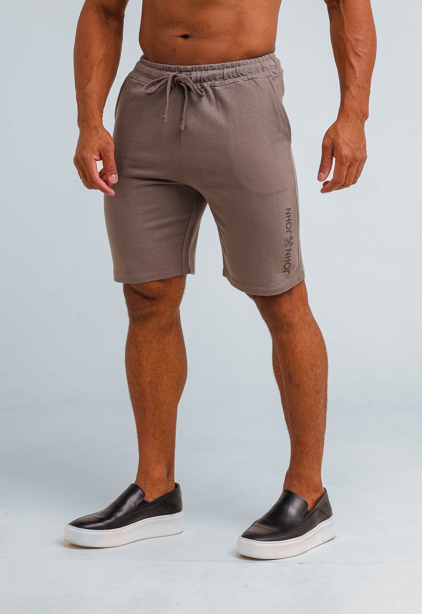 Bermuda John John Moletom Cinza Escuro - Henri Store