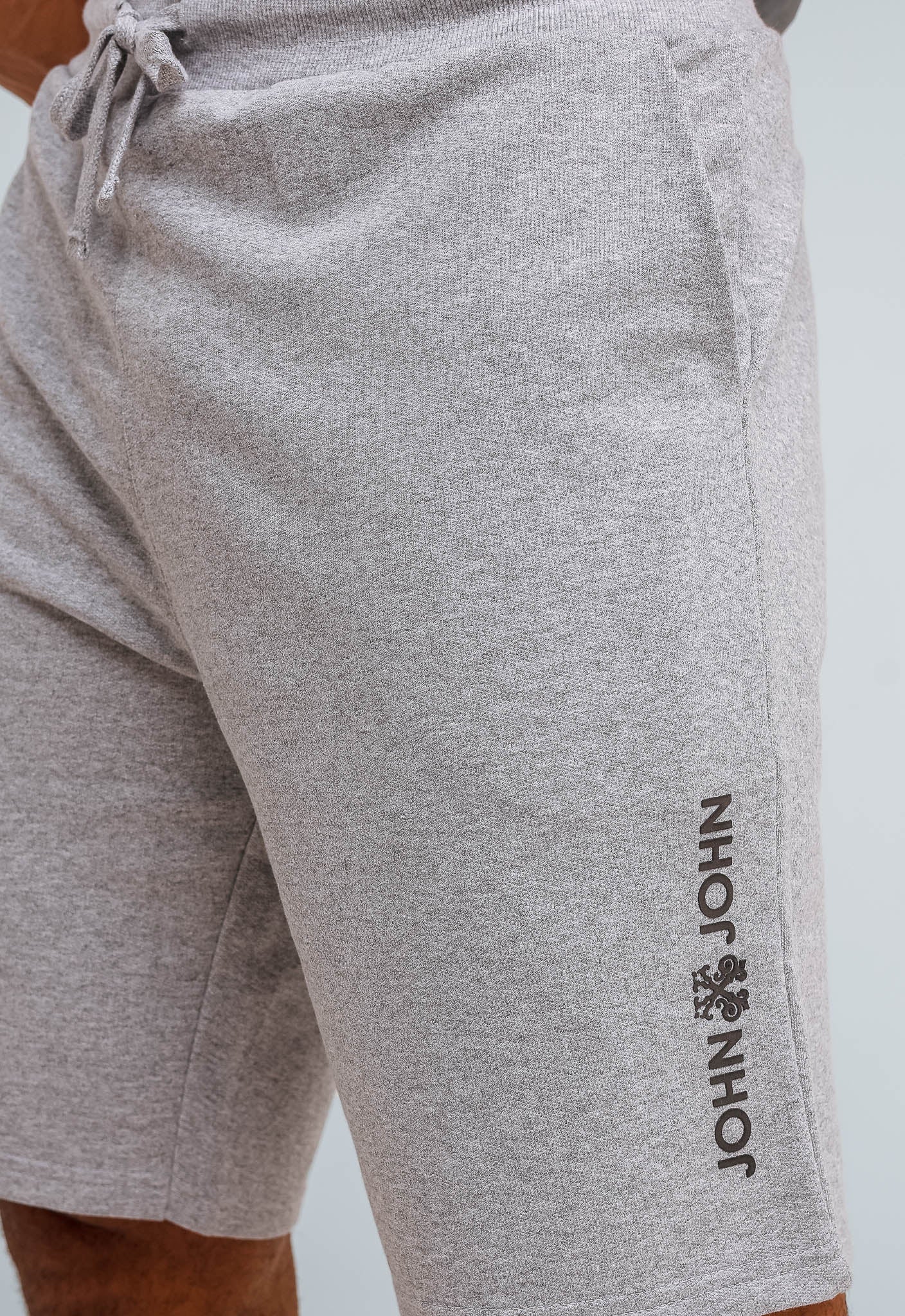 Bermuda John John New Basic em Moletom Mescla - Henri Store