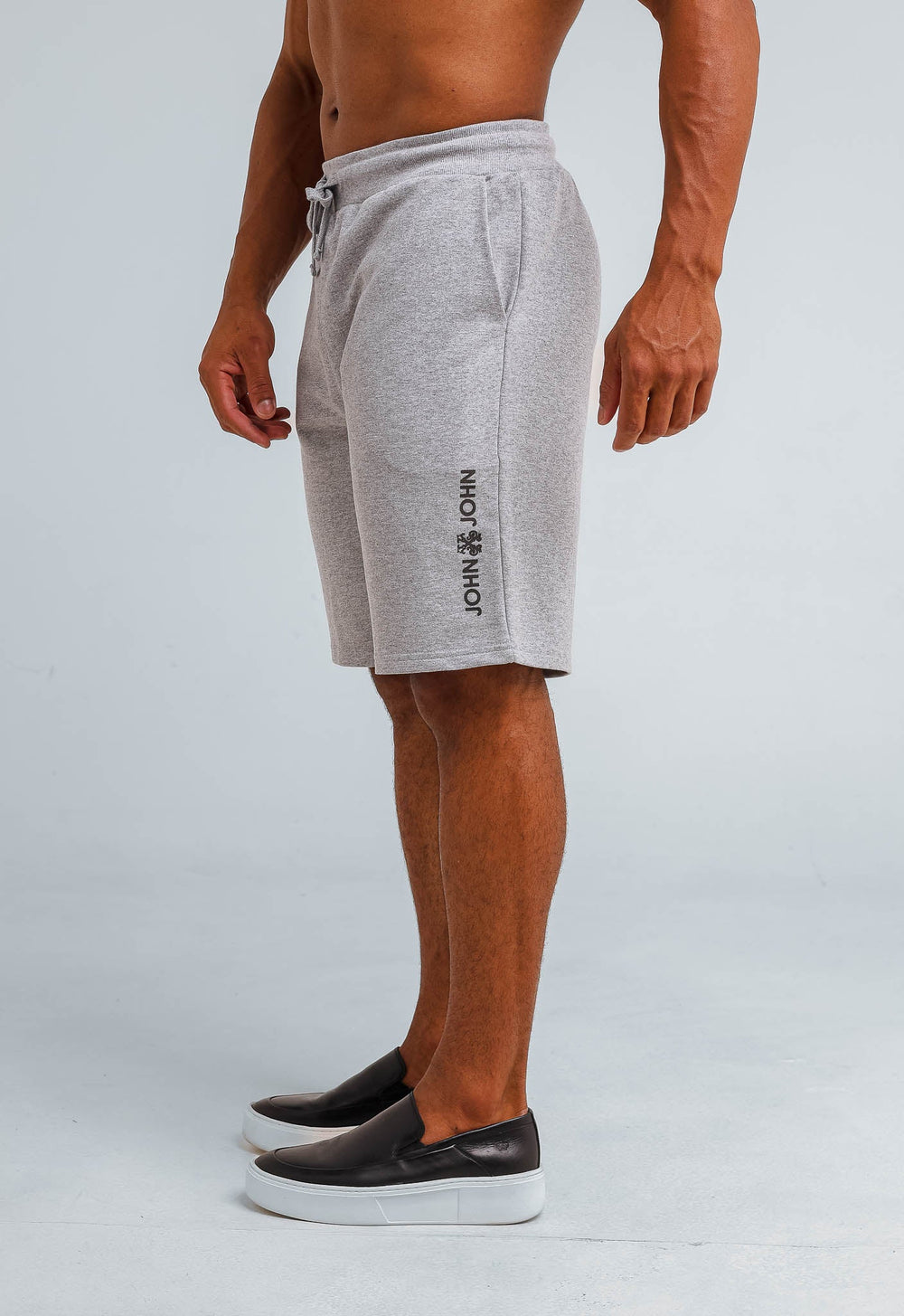 Bermuda John John New Basic em Moletom Mescla - Henri Store