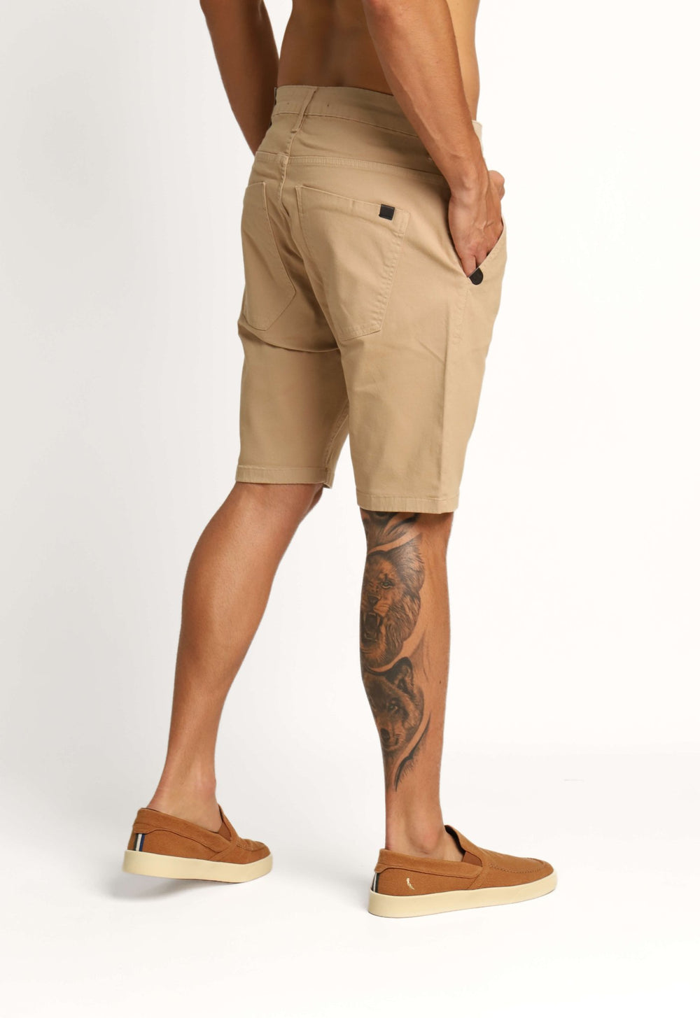 Bermuda John John Straight Alasca Cáqui - Henri Store