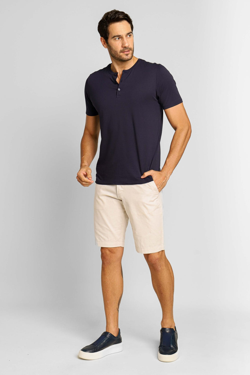 Bermuda Kanzo Bege Claro - Henri Store