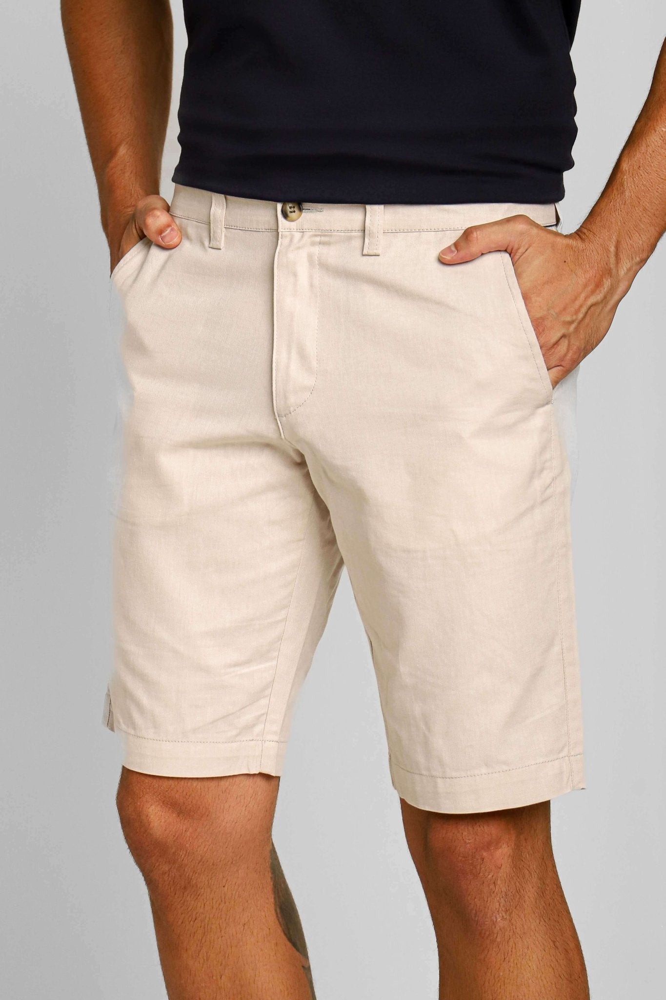 Bermuda Kanzo Bege Claro - Henri Store