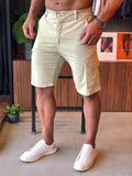 Bermuda Masculina Eleven Cargo em Sarja Areia - Henri Store