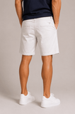 Bermuda Zip Off Branca Sarja - Henri Store