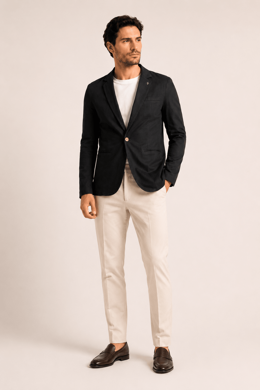 Blazer Eco Linen Stretch Per Pochi - Henri Store
