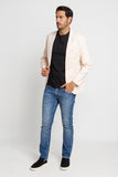 Blazer Zip Off Bolso Fontal 30410 Rosa Bebe - Henri Store