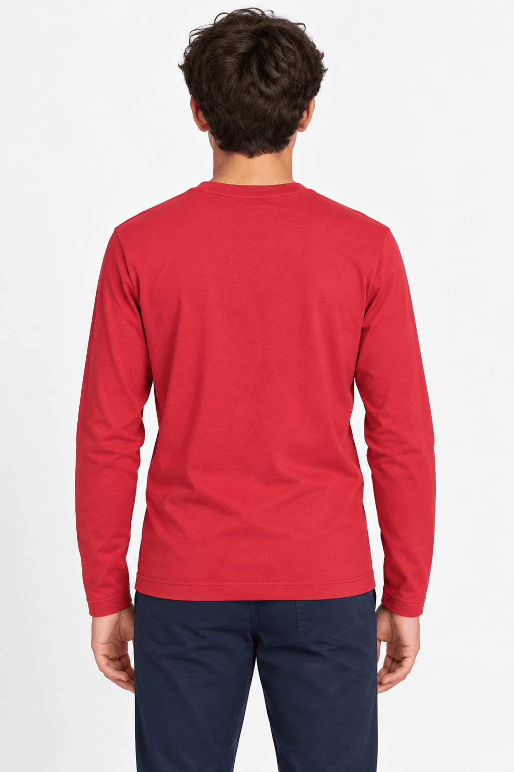 Blusa Infantil Manga Longa Calvin Klein Jeans Reissue Vermelha - Henri Store