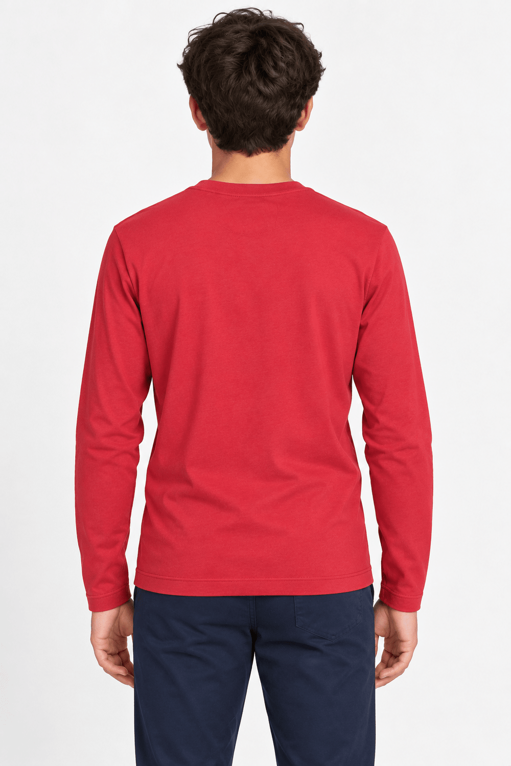 Blusa Infantil Manga Longa Calvin Klein Jeans Reissue Vermelha - Henri Store