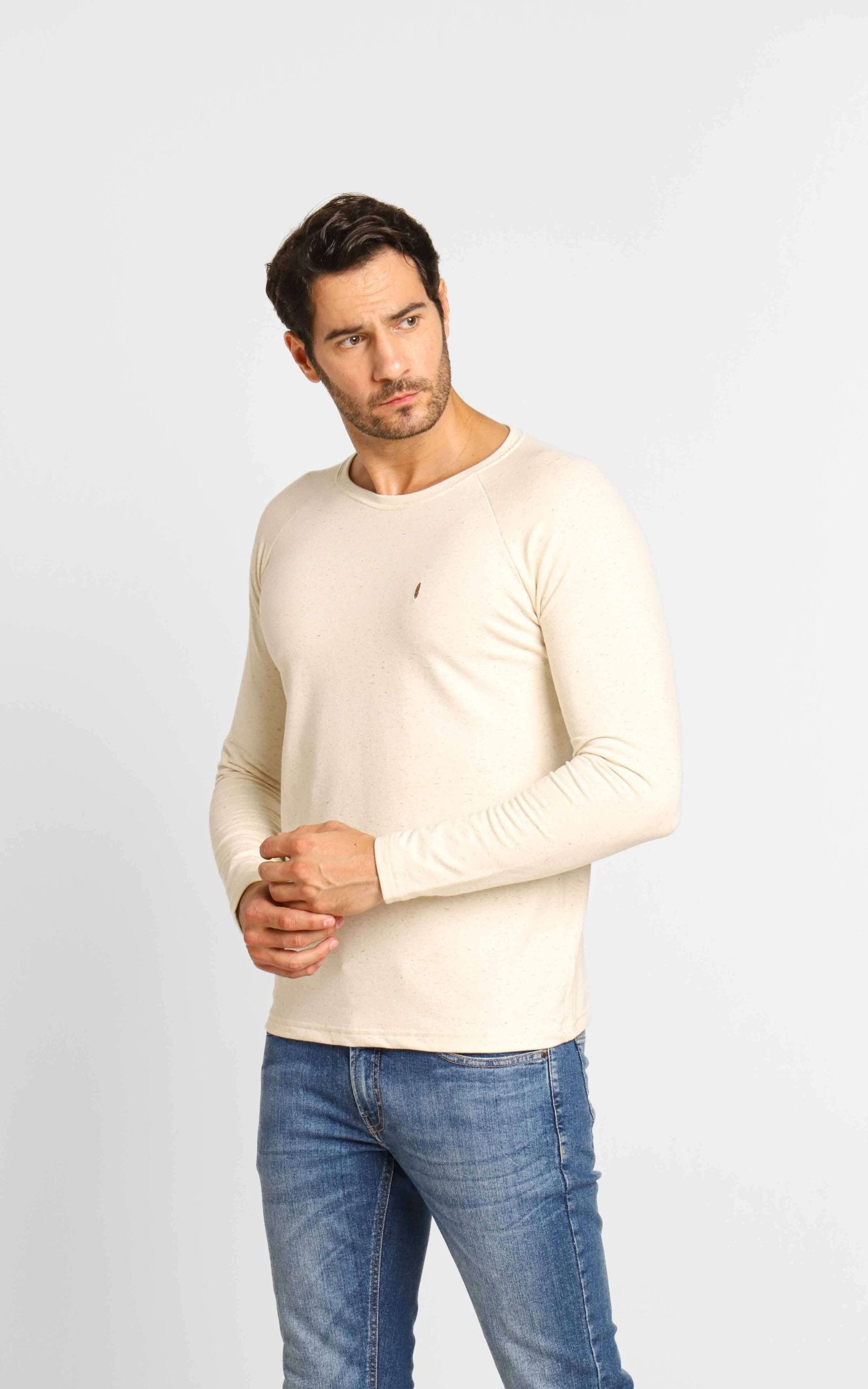 Blusa Red Feather Raglan Moletom Linho - Henri Store