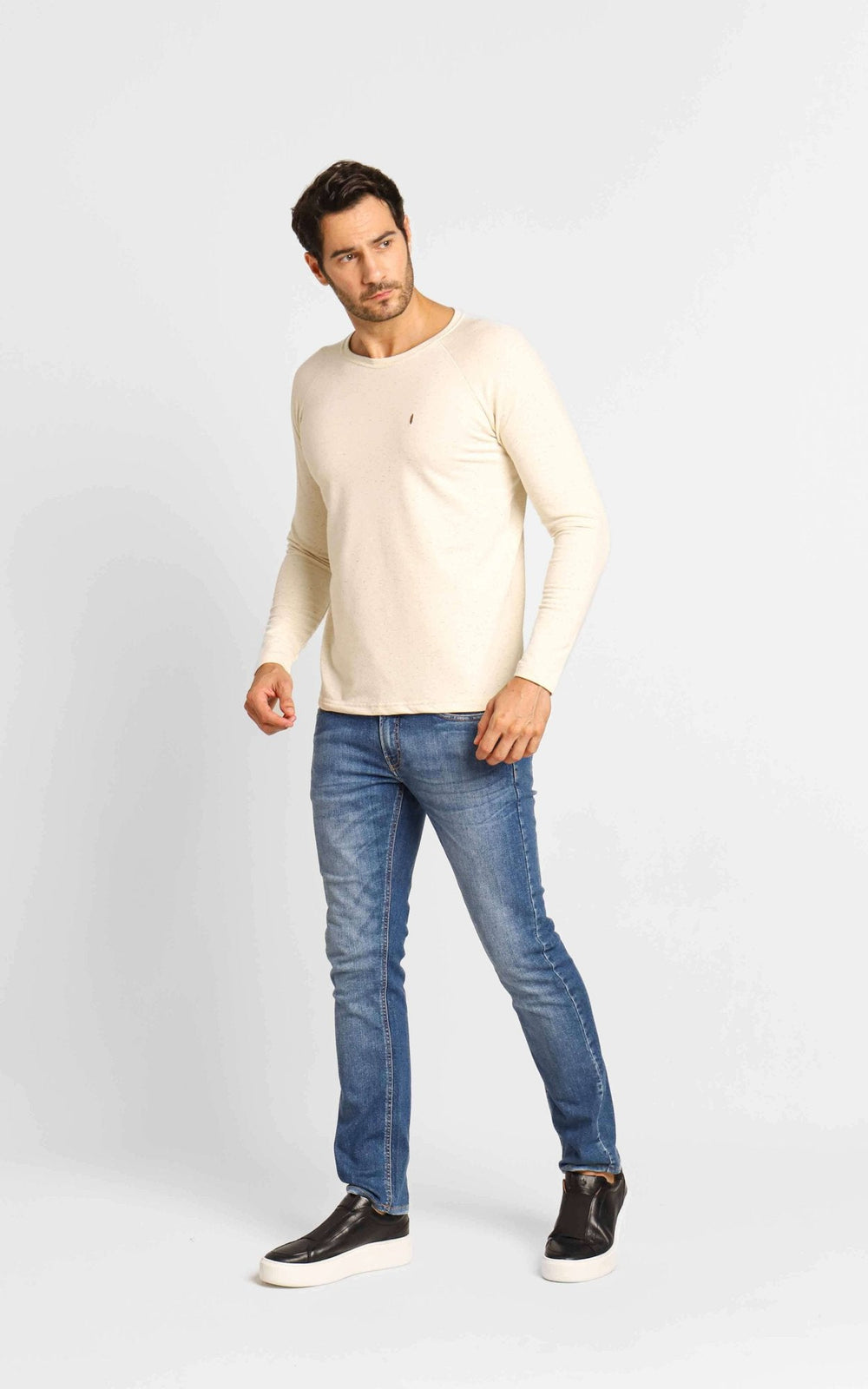 Blusa Red Feather Raglan Moletom Linho - Henri Store