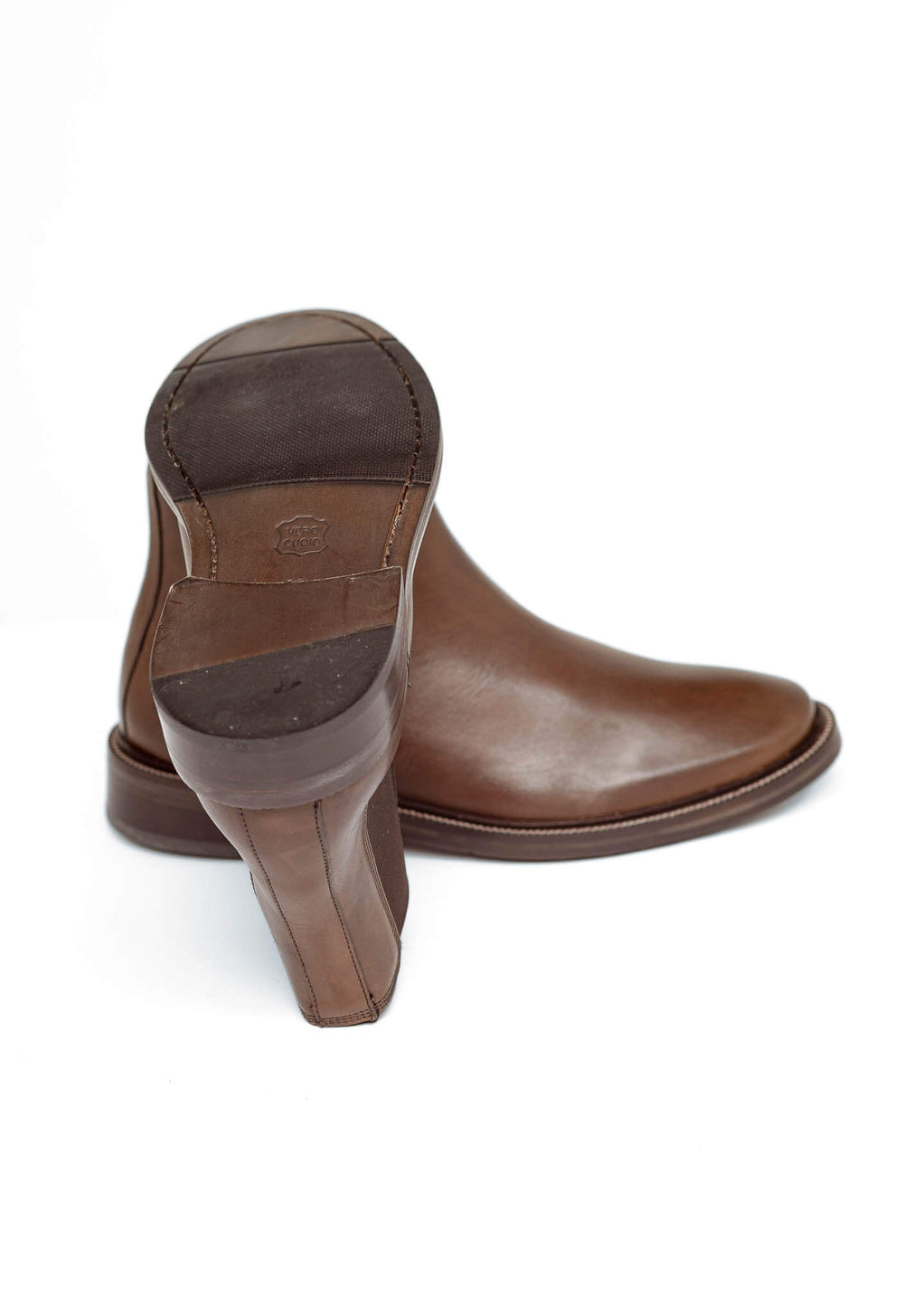 Bota Dom Henrico Moca Pinhão Couro Marrom Escuro 95287 - Henri Store