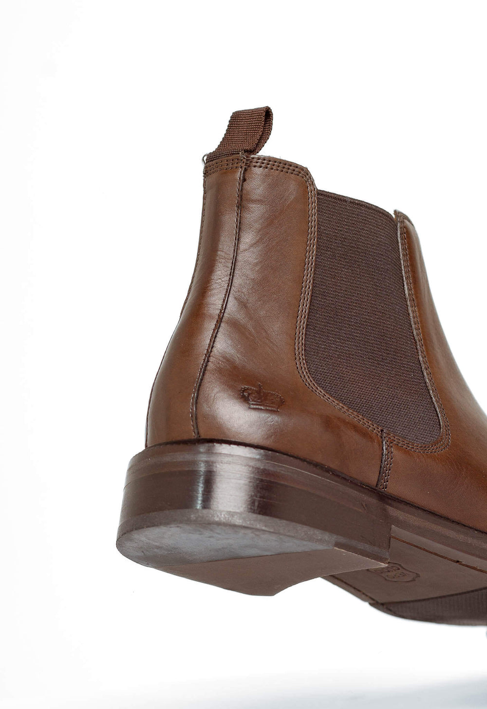 Bota Dom Henrico Moca Pinhão Couro Marrom Escuro 95287 - Henri Store